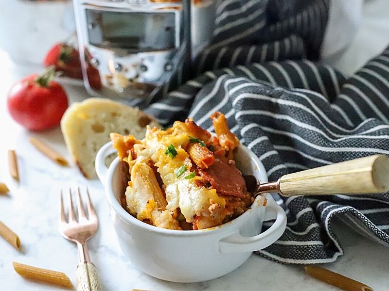 Crockpot Pizza Casserole - Suburban Simplicity