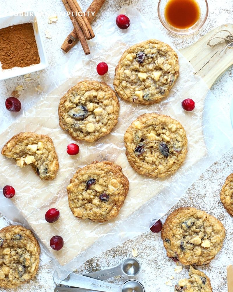 baked cookies on the counter