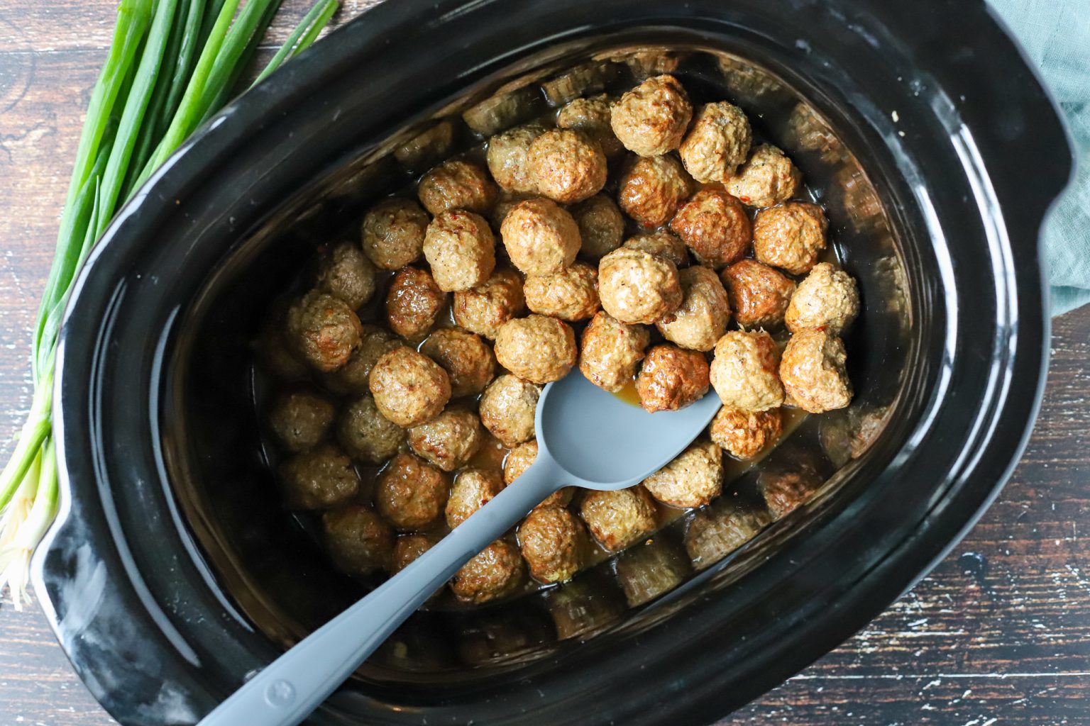 Easy Slow Cooker Teriyaki Meatballs Suburban Simplicity