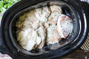 Crock Pot Ranch Pork Chops (easy recipe!) - Suburban Simplicity