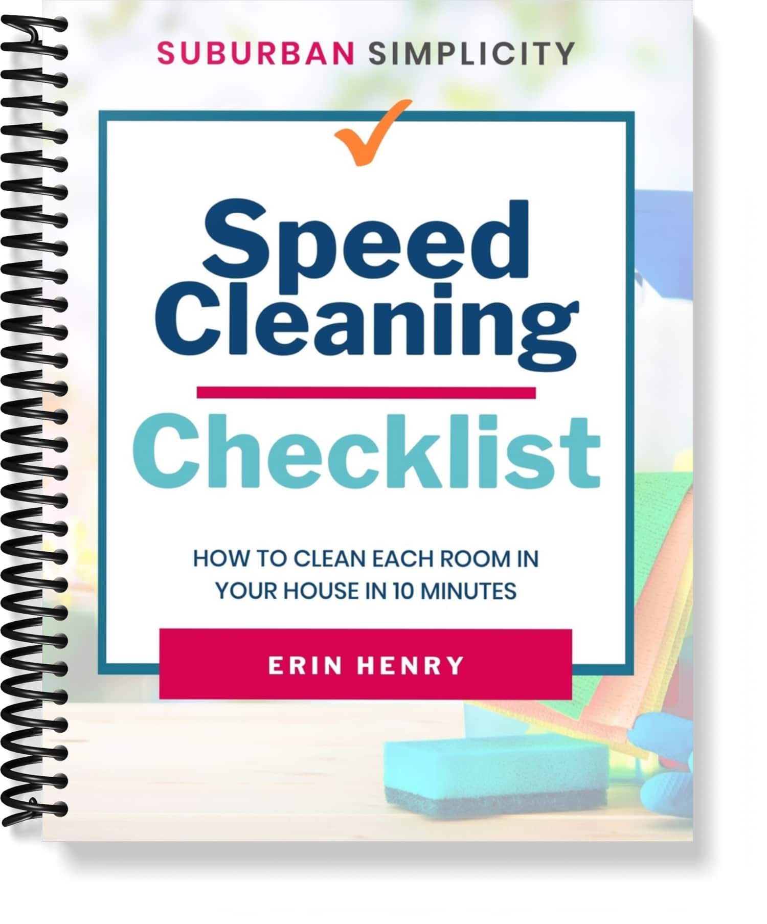 Speed Cleaning Checklist