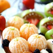 Pumpkins made from tangerines