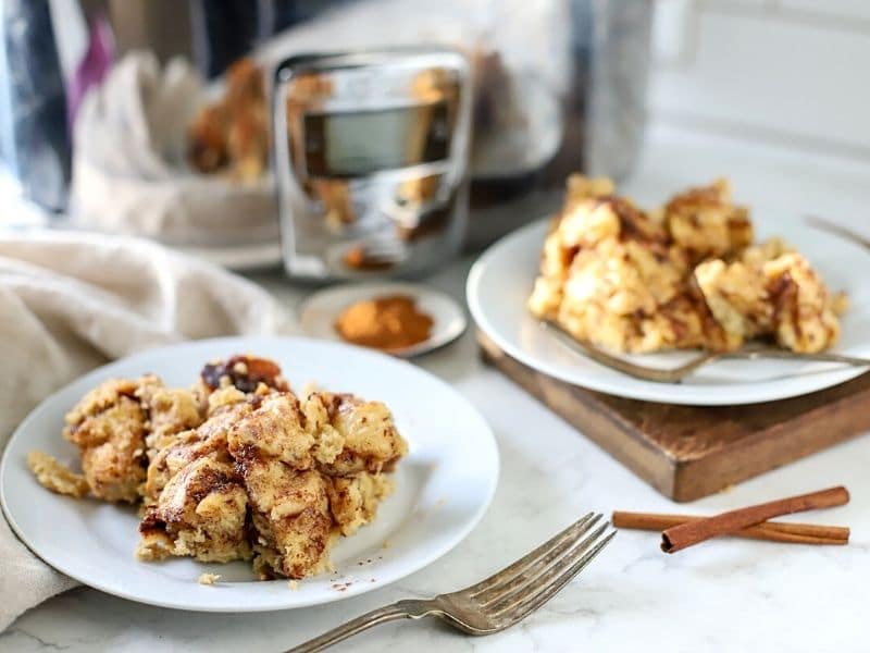 Crock Pot Cinnamon Roll Casserole « Running in a Skirt