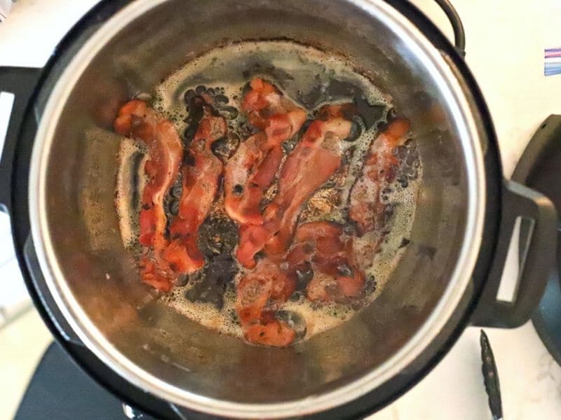 cooked bacon in the instant pot