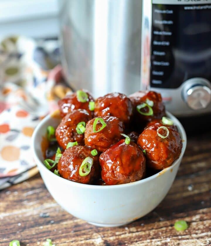 Easy Instant Pot Grape Jelly Meatballs Suburban Simplicity