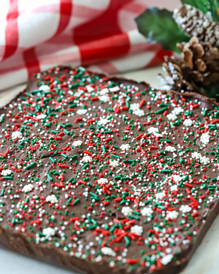 Easy Christmas Fudge Recipe - Suburban Simplicity