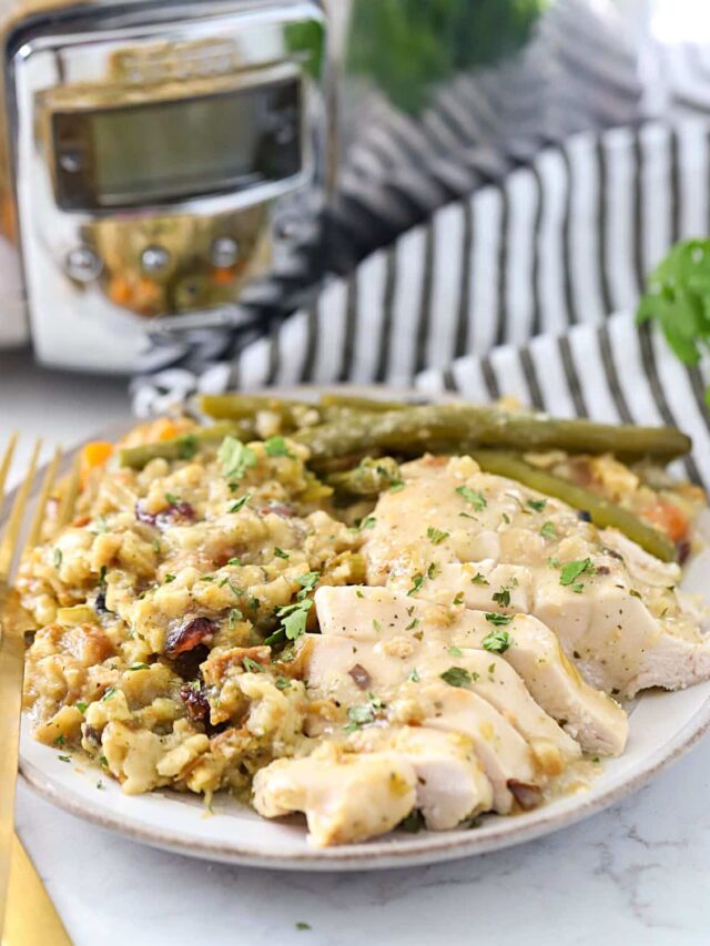 Crock Pot Chicken and Stuffing Suburban Simplicity