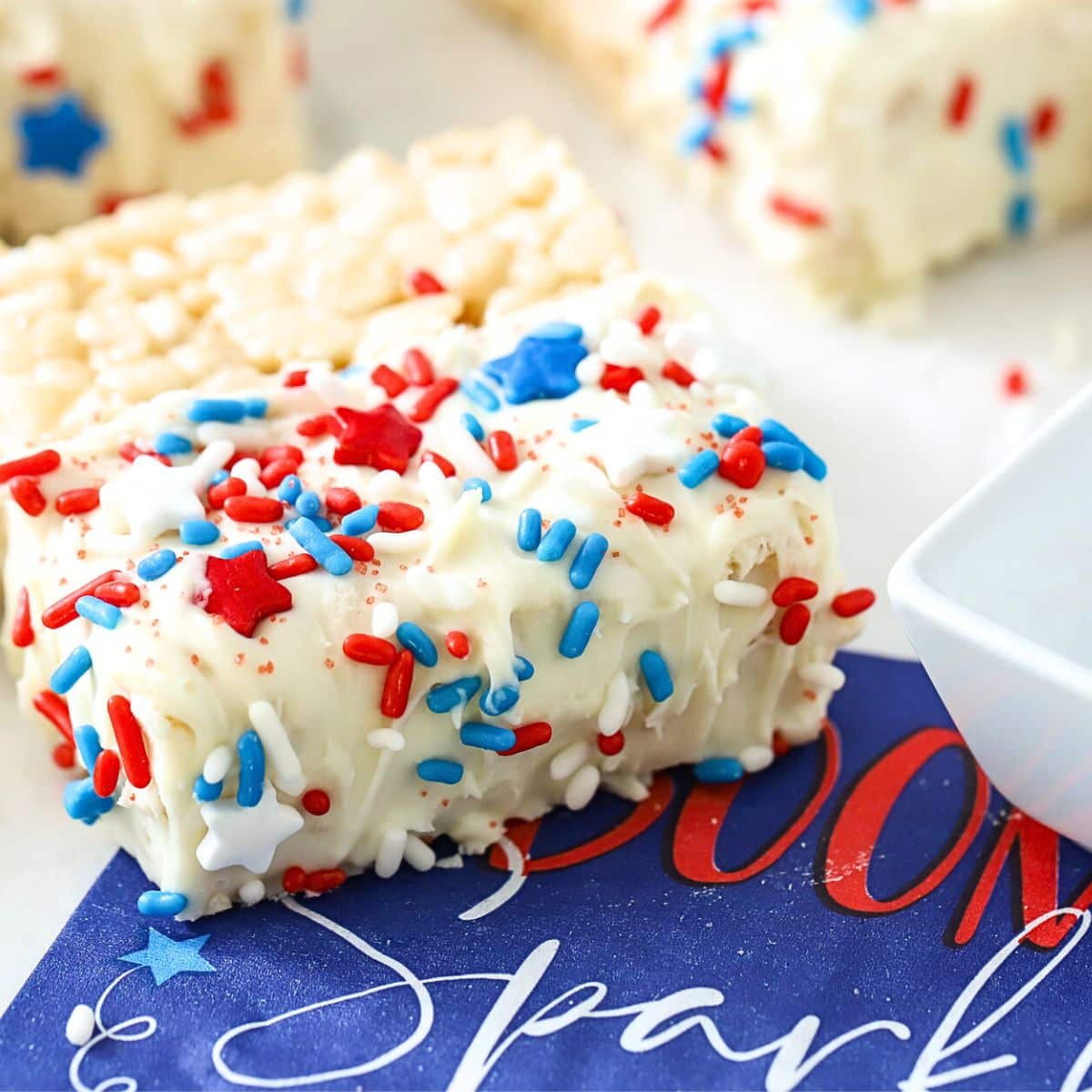 Gluten-free M&M's Rice Crispy Squares Recipe (No-bake)