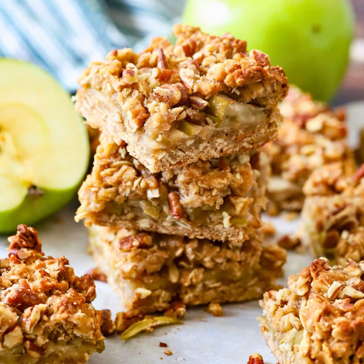 Easy Healthy Apple Oatmeal Bars Recipe Suburban Simplicity
