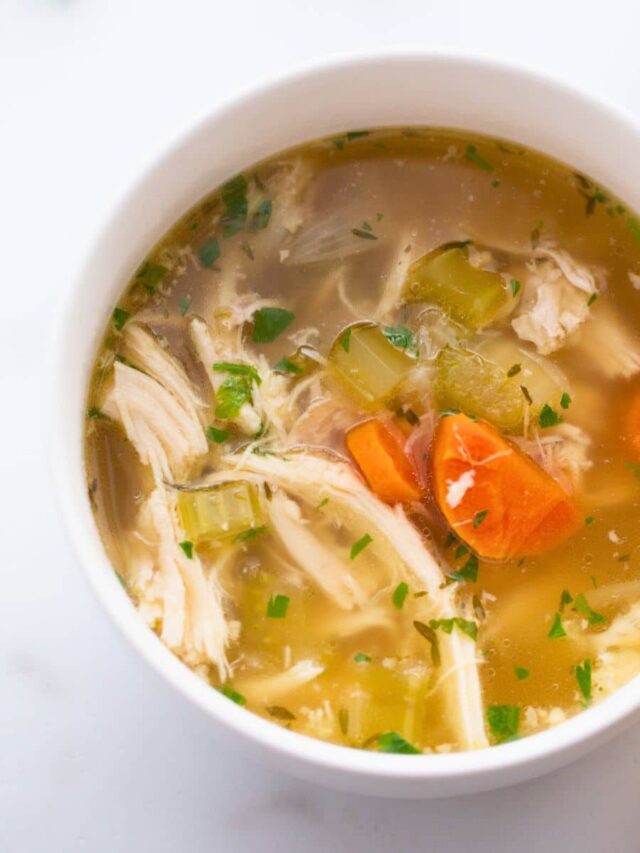 Homemade Chicken Soup (30 Minute Recipe)