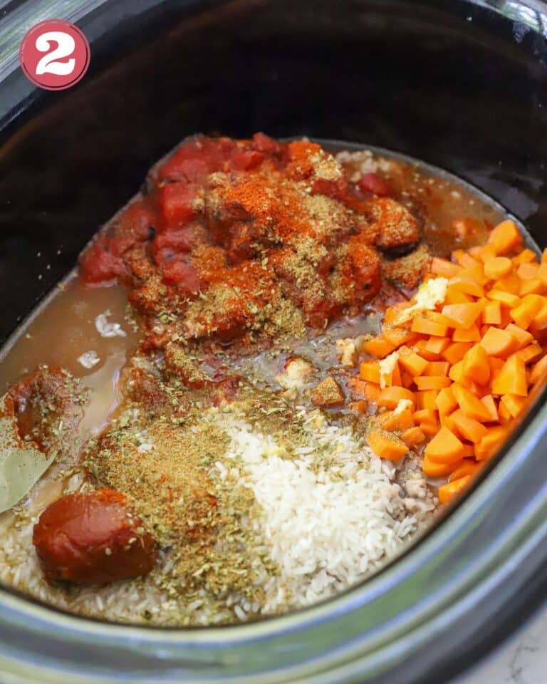 Easy Ground Pork Slow Cooker Casserole Recipe Suburban Simplicity