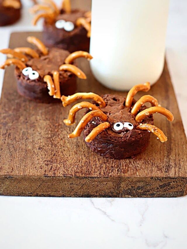 Spider Brownies (easy recipe)