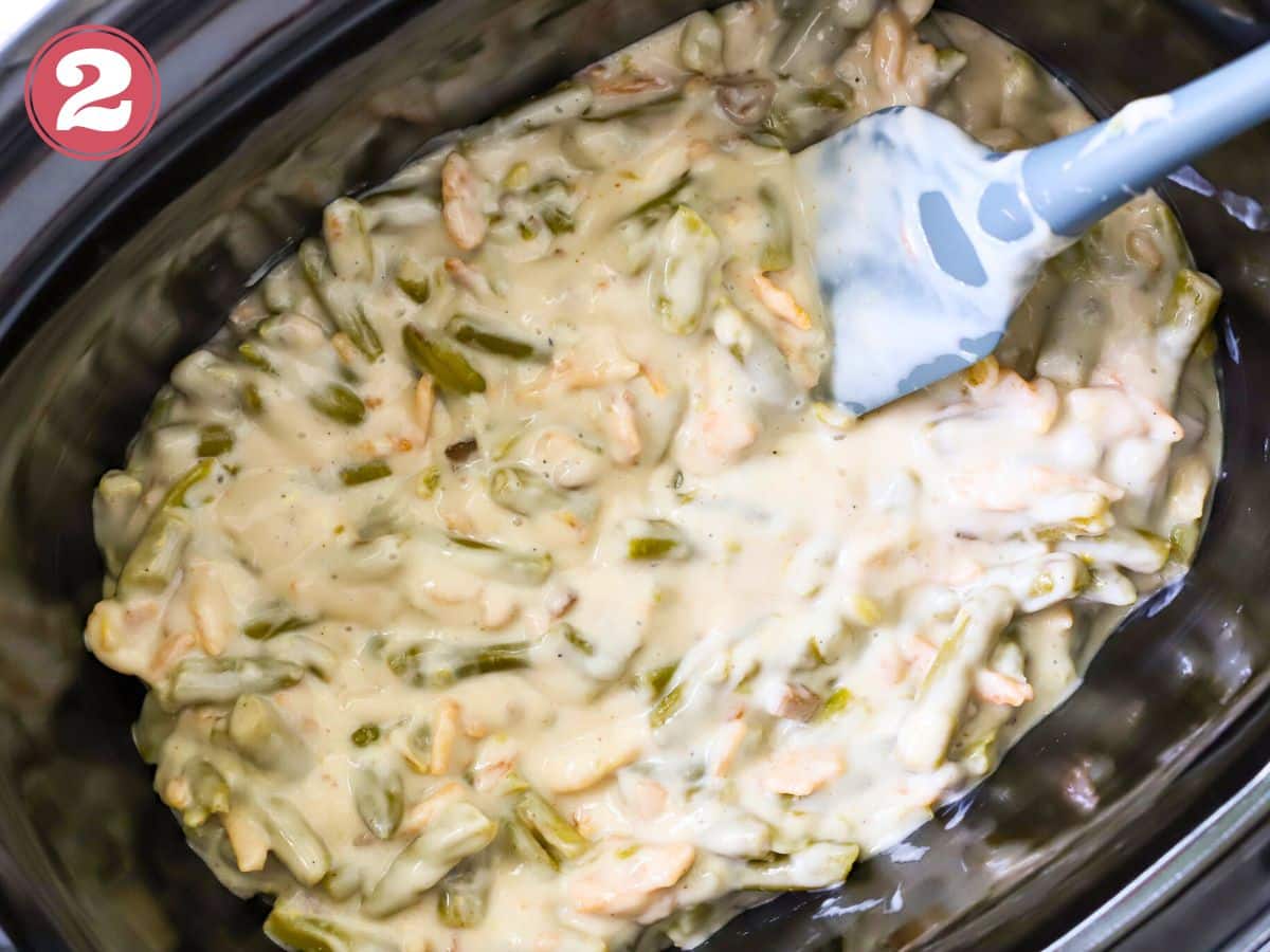 Crock Pot Green Bean Casserole - No. 2 Pencil