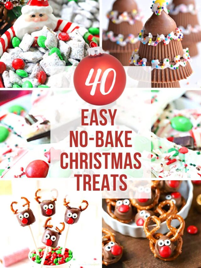 40 Easy No-Bake Christmas Treats and Candy Recipes