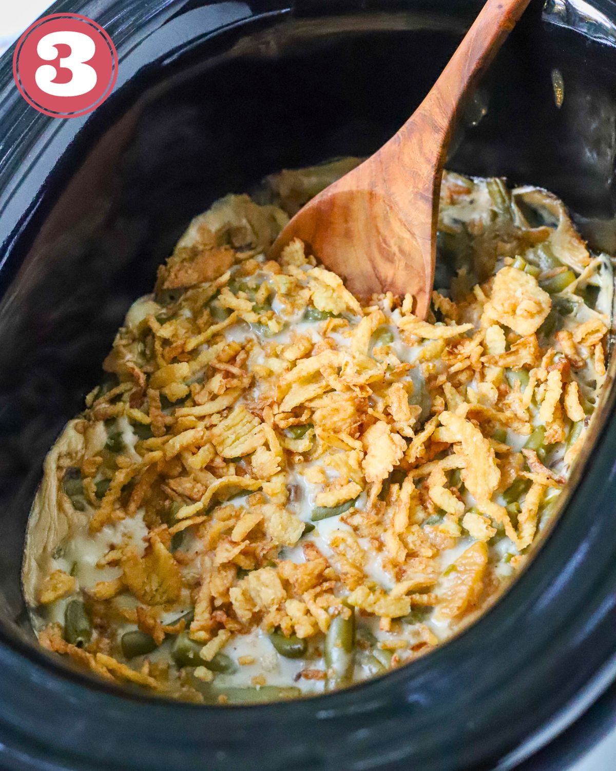 Crockpot Green Bean Casserole Recipe - The Cookie Rookie®