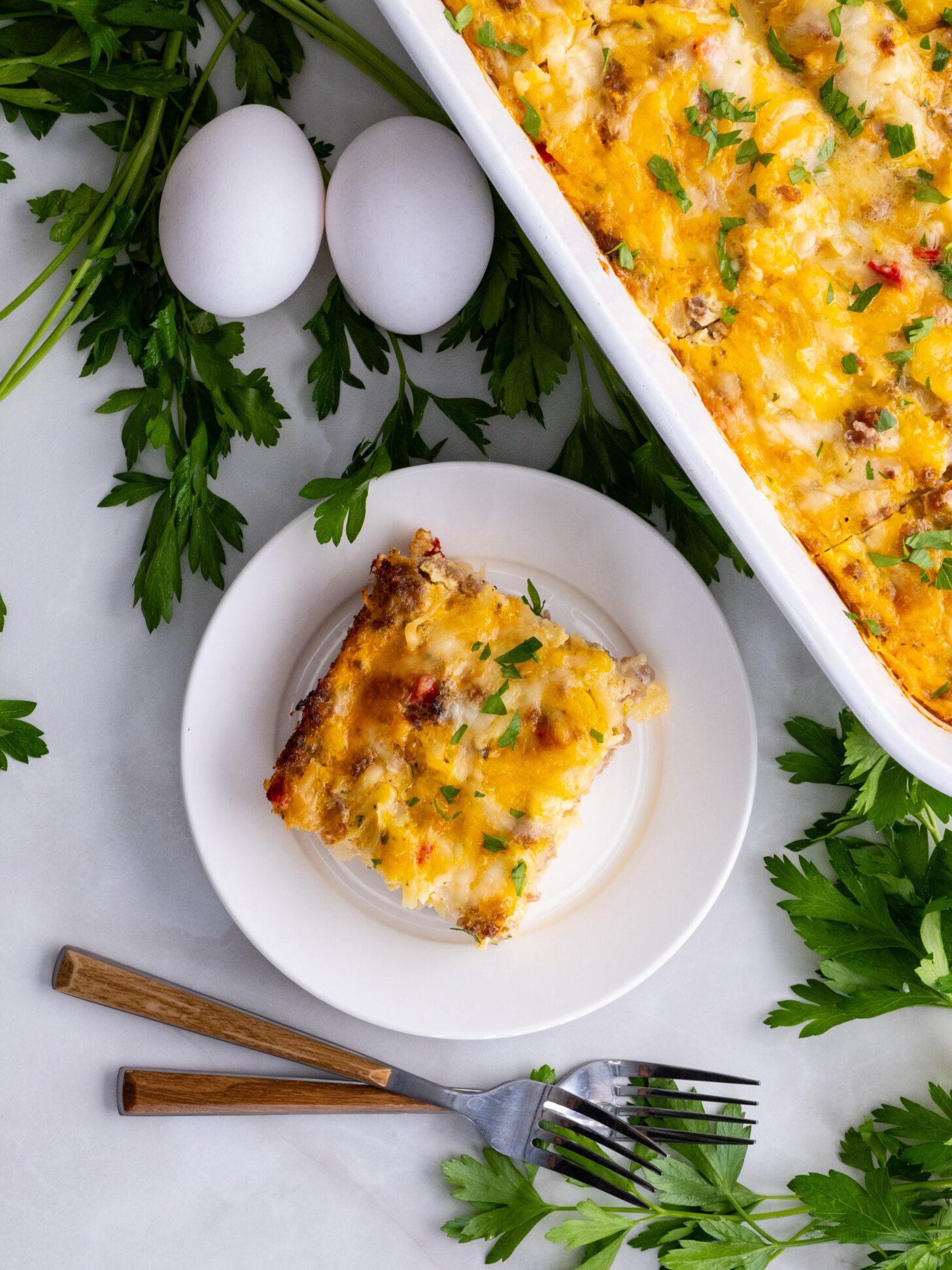 Italian Sausage Breakfast Casserole