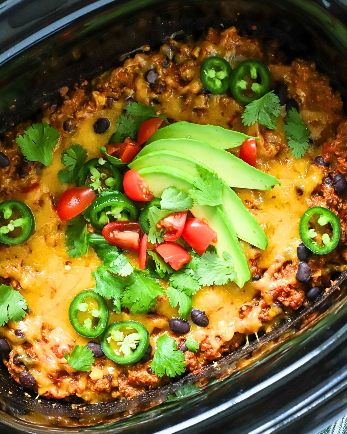 Easy Slow Cooker Mexican Casserole Recipe