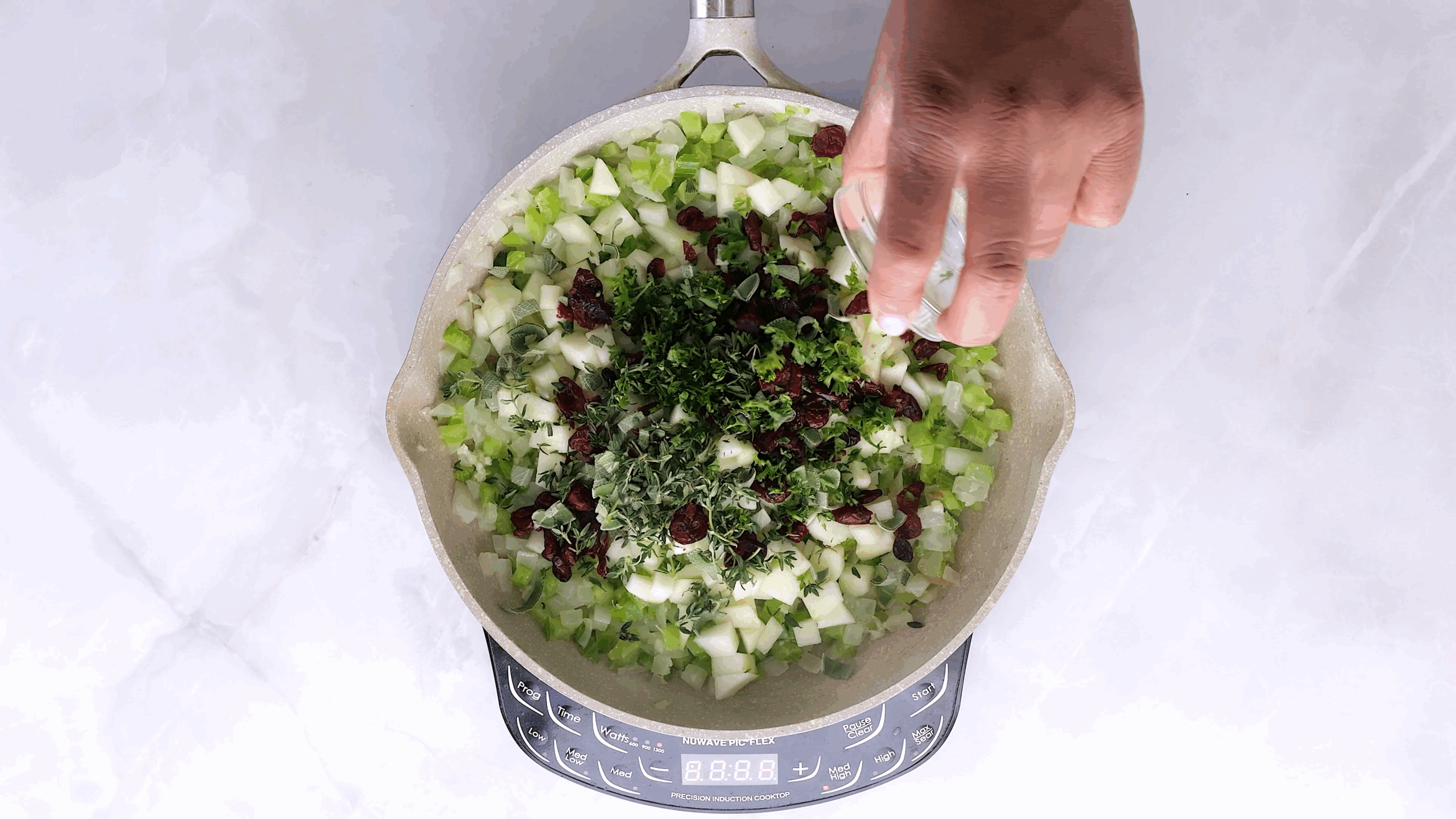 ingredients for cornbread dressing