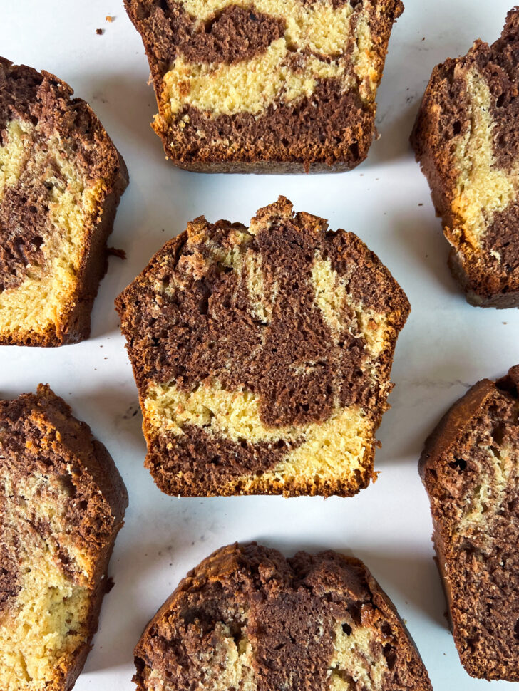 Marbled Sour Cream Pound Cake