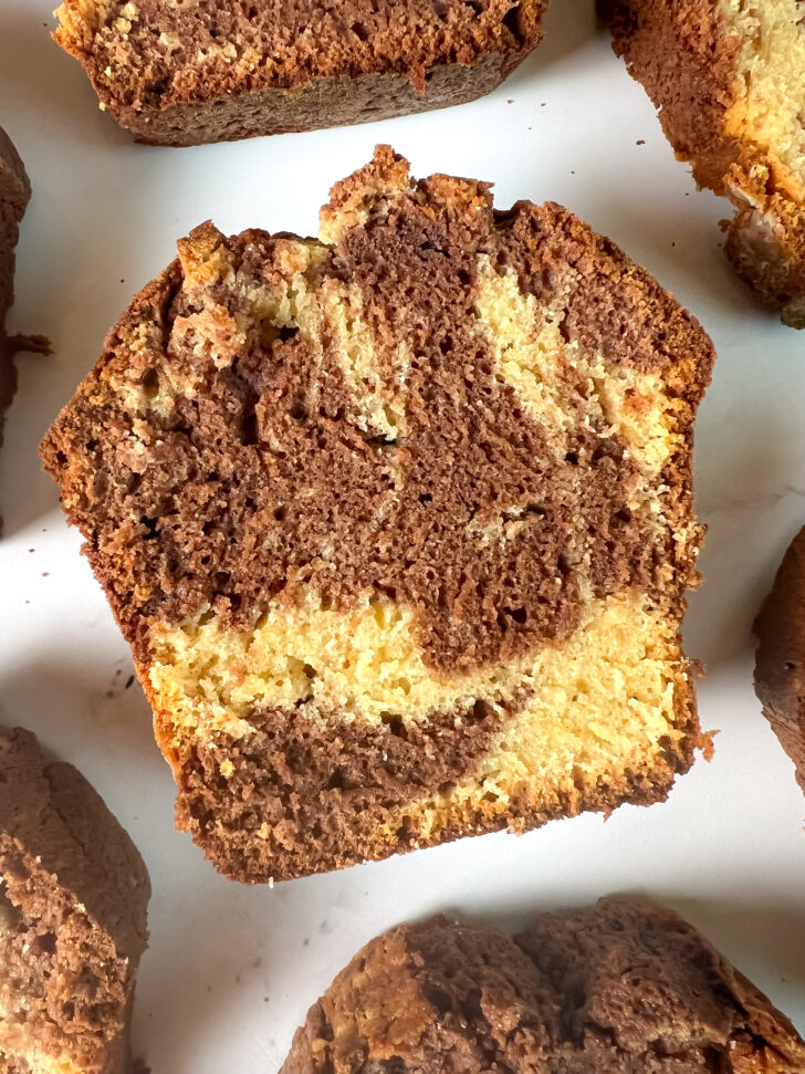 Marbled Sour Cream Pound Cake