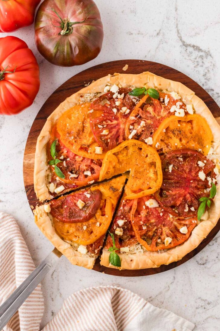 heirloom tomato pie