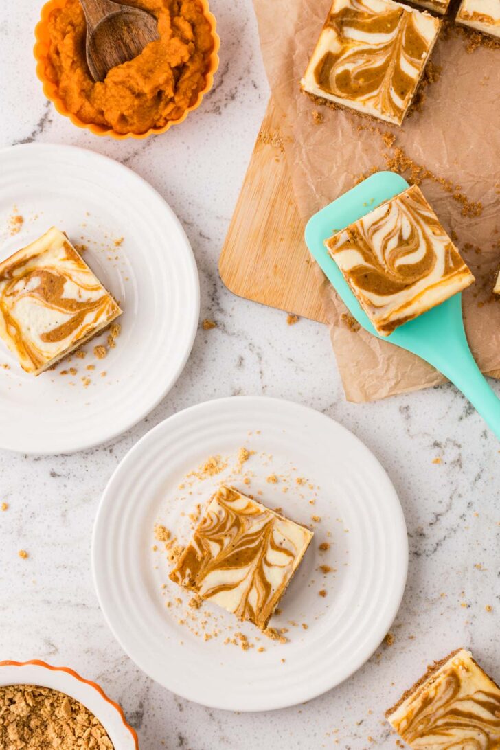Pumpkin Cheesecake Bars