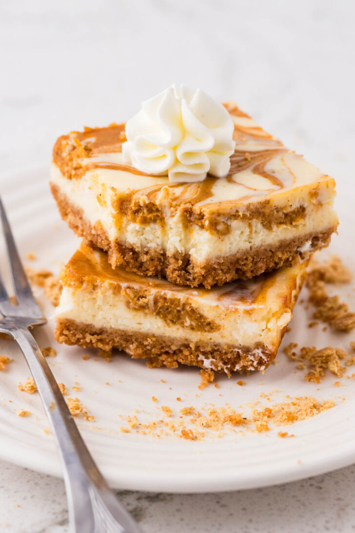 Pumpkin Cheesecake Bars