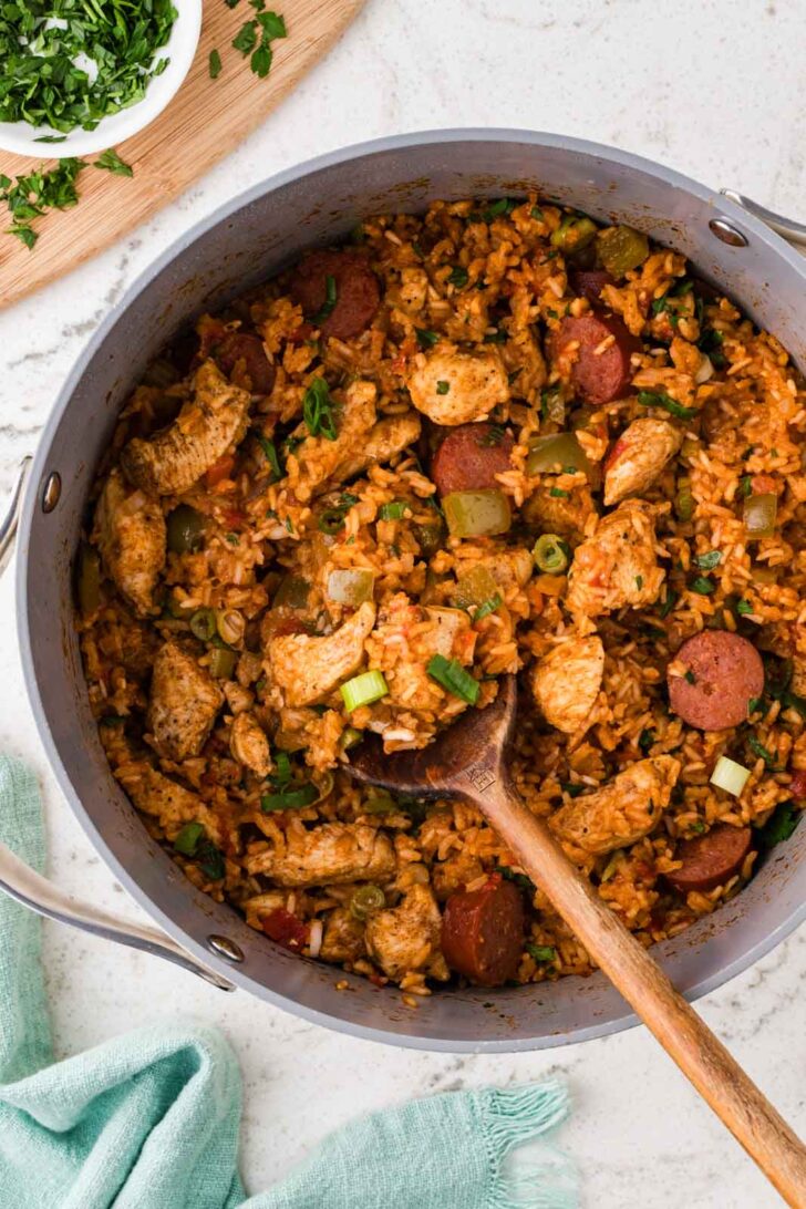 sausage and chicken jambalaya