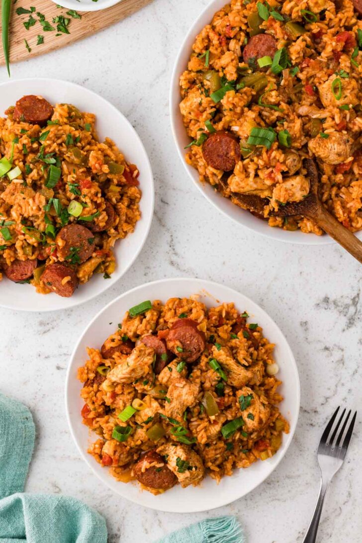 sausage and chicken jambalaya