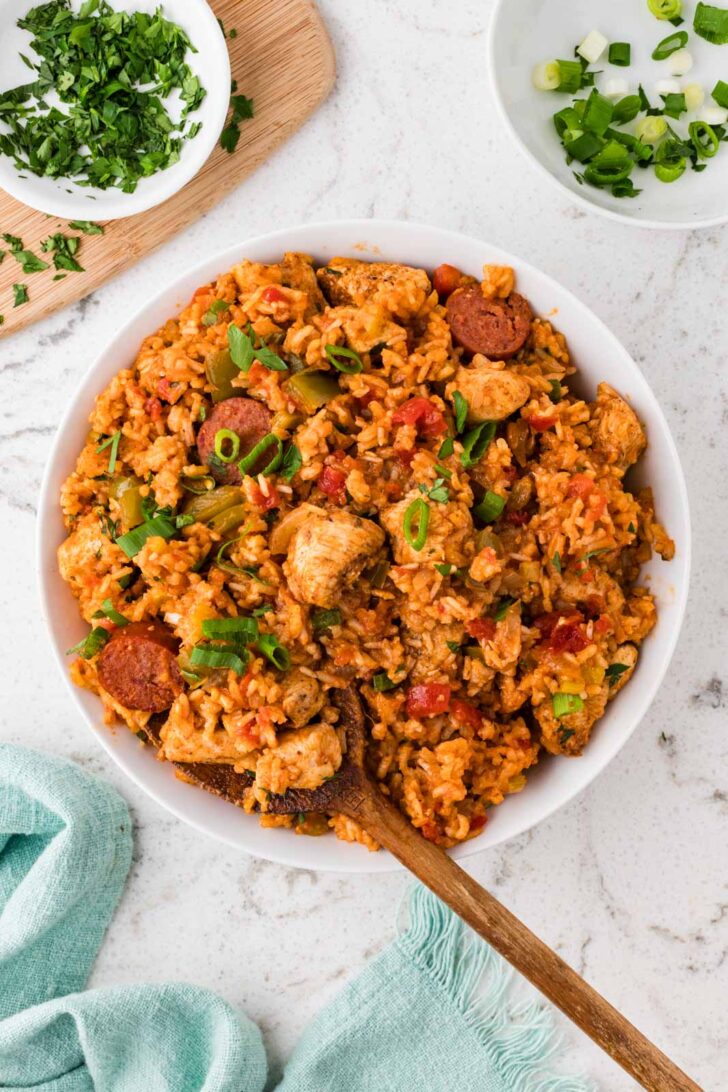 sausage and chicken jambalaya