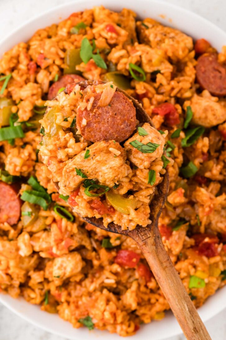 sausage and chicken jambalaya